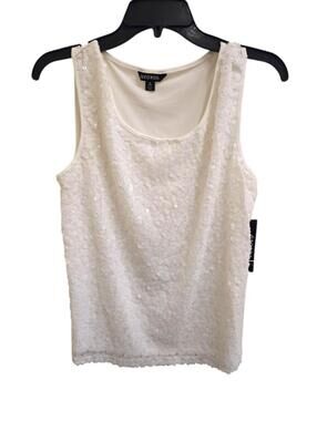 NWT M cream George Tank Top